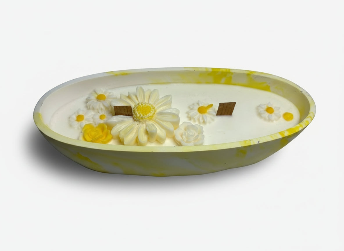 Daisies Candle