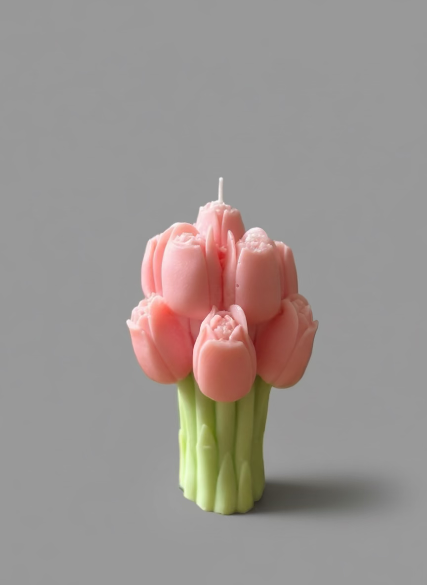 Tulip Bouquet Candle