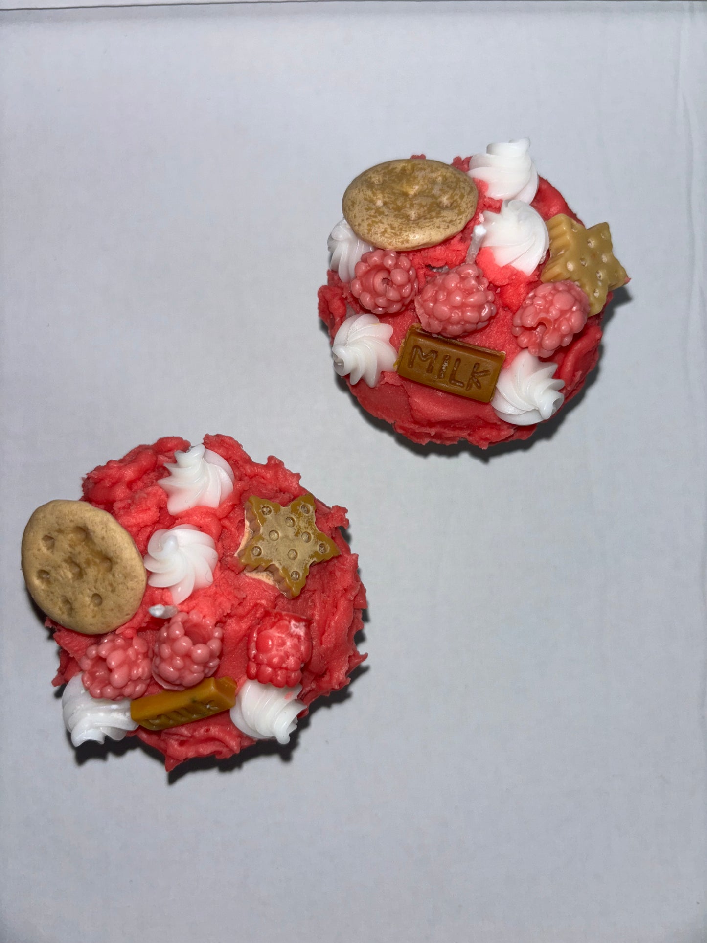 Raspberry Cupcake Candle