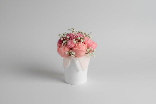 Candle Bouquet Of Flowers