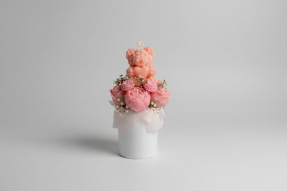 Candle Bouquet Of Flowers